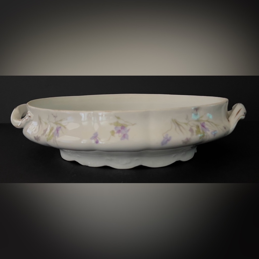 Vintage Limoges Austria BASSETT Pattern Vegetable  Serving Bowl (No Lid).